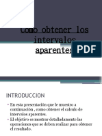 Intervalos Aparentes