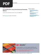 Soil Identification Using Field Electrical Resistivity Method