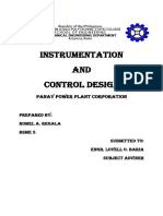 Instrumentation and Control Design: Panay Power Plant Corporation