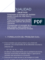 Dualidad: Objetivos