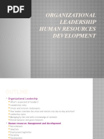 Organizational Leadership Human Resources Development