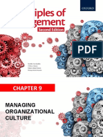 Chapter 9 Managing Organizational Culture