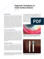 Técnicas Diagnósticas para La Enfermedad de Superficie Ocular