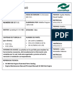 Orden de Trabajo Del Motor Lycoming