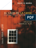 Al caer de la tarde_ Reflexiones para el tiempo de adviento - Cristina GONZÁLEZ ALBA.pdf