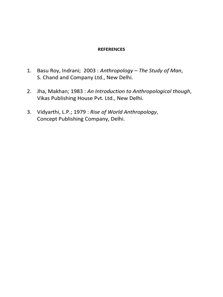 Anthropology: The Study of Man | PDF