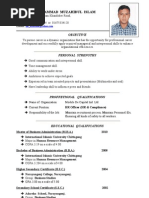 Cv of Muzahid