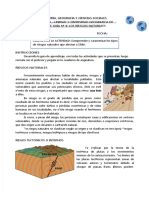 (PDF) 5° Basico - Los Riesgos Naturales