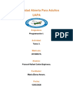 Tarea 3 de Programacion Francel