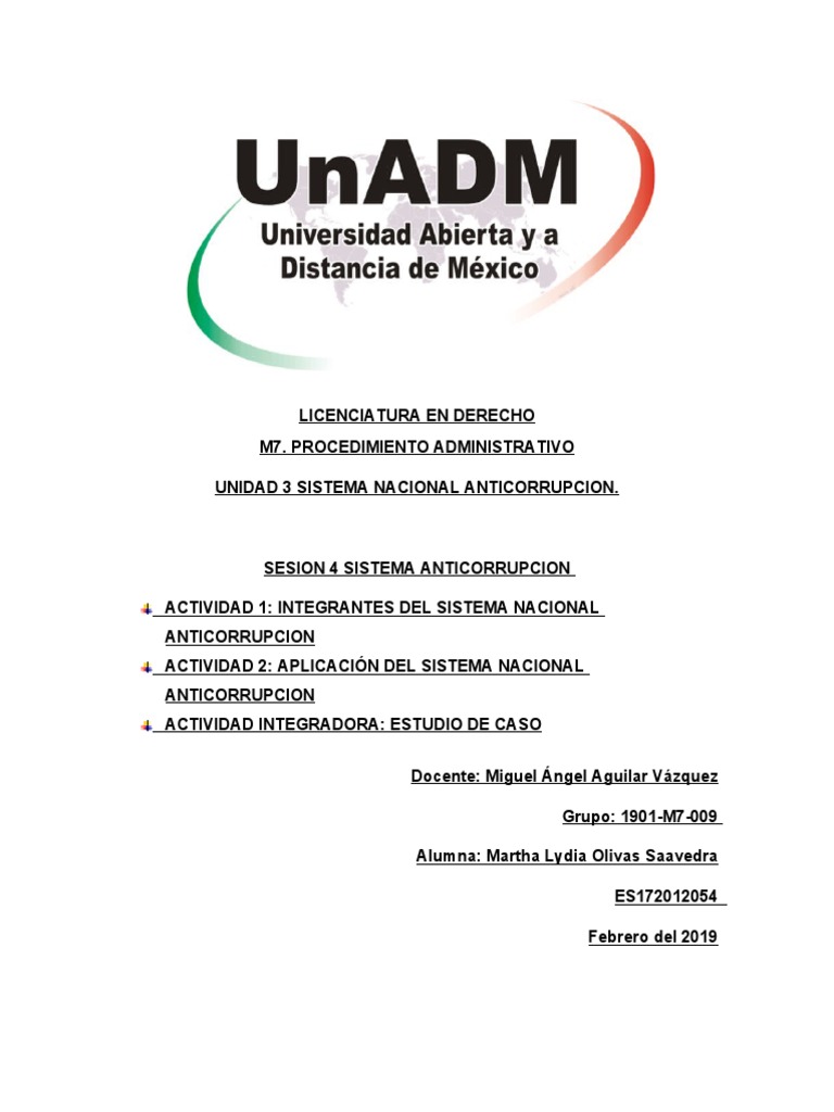 Sistema Nacional Anticorrupción en México | PDF | Corrupción política ...