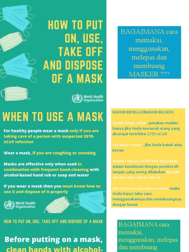 Panduan Lengkap Penggunaan Masker | PDF