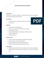 BUAP Lic. en Ingeniería en Mecatrónica PDF