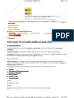 Estimations of Composite Properties