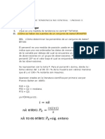 Medidas de tendencia no central y percentiles