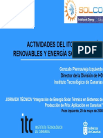 Actividades ITC EERR y EST Seminario SOLCO