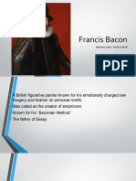 Francis Bacon: January 1561-April 9 1626