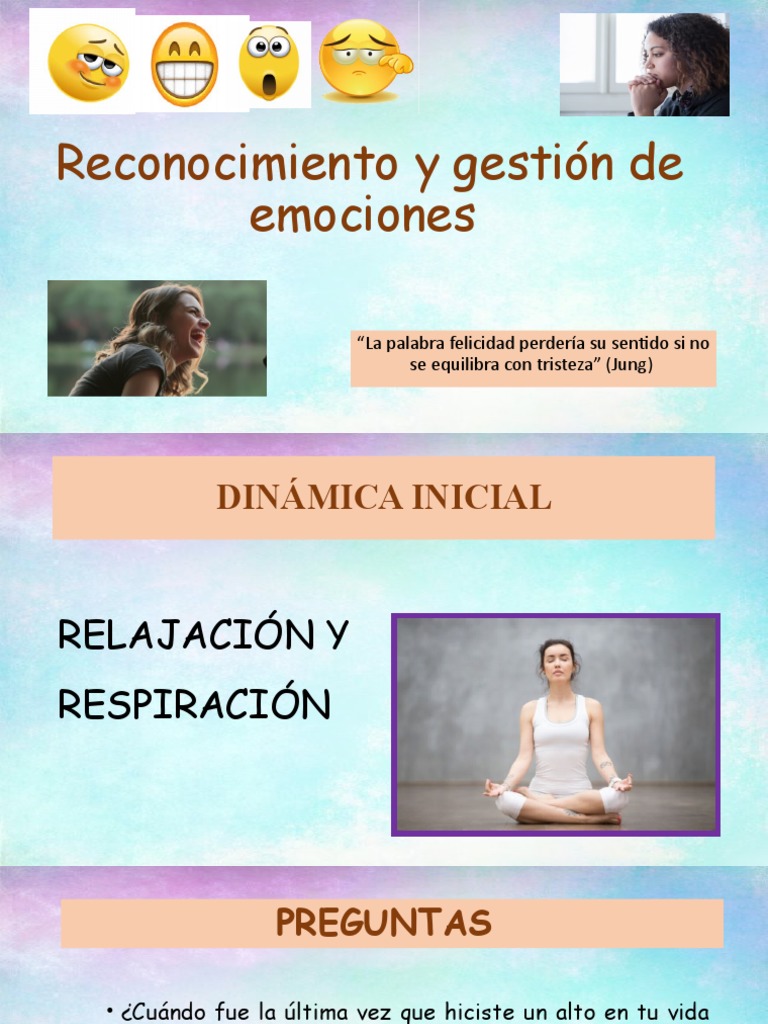 Reconocimiento y Gestión de Emociones | PDF | Relaciones personales ...