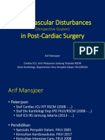 2019 11 29 Cardiac Disturbances in Post Cardiac Surgery - Arif M PDF