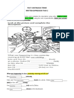 Past Continuous Tense. (Writng Task 2)