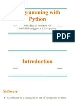 Programming With Python