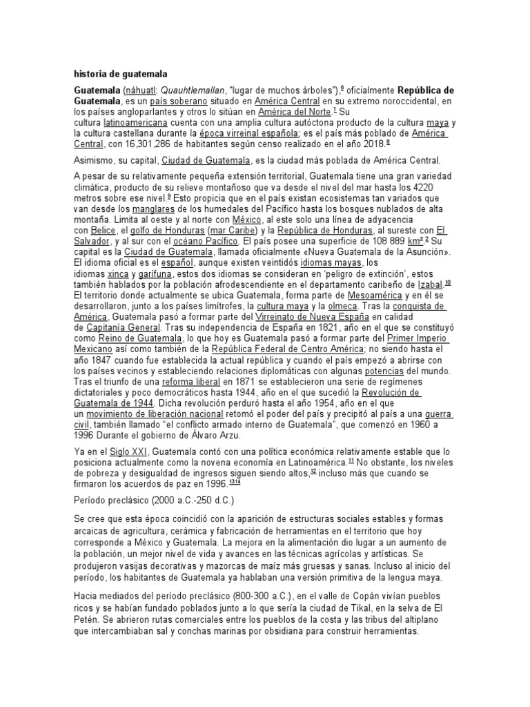 Ubicación y cultura de Guatemala | PDF | Estrecho | Guatemala