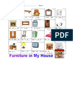 Furnitureworksheet Fun Activities Games - 40255