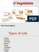 Vegetable Cutting Techniques Explained