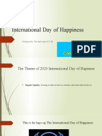 International Day of Happiness 2020 theme