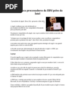 Apple troca processadores da IBM pelos da Intel