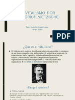 El Vitalismo Por Friedrich Nietzsche