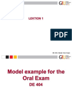 GIU Model-Oral-Exam DE404