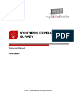 SYNTHESIS Personality and Emotional Intelligence Questionnaire Example Report