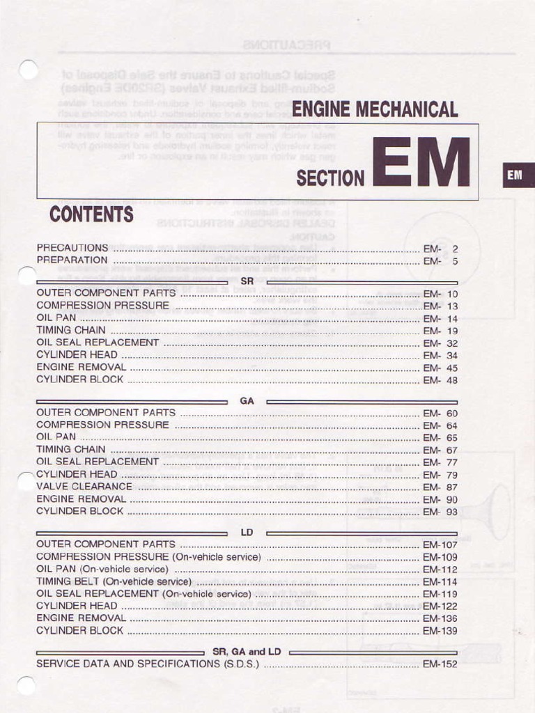 Engine Mechanical - PDF 1 | PDF