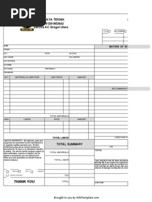 HVAC-Service-Invoice