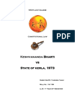 Keshvananda Bharti Vs State of Kerla, 1973: MGM Law College