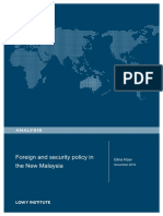 Noor - Foreign and Security Policy in The New Malaysia - 0