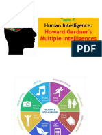 Human Intelligence:: Howard Gardner's Multiple Intelligences