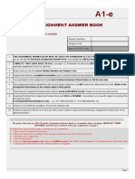 Electronic Assignment Answer Book