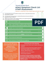 COVID-19-Checklist and Self Assessment