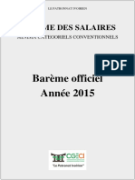 Barème Des Salaires 2015 PDF