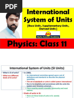 International System of Units (SI Units)