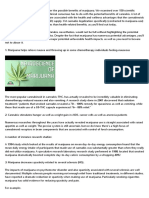 Extraordinary Benefits of Cannabis - Possible Benefits of Marijuana and Its Cannabinoids That Are Backed by Scientific Investigation - Part 1