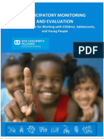 Participatory Monitoring AND Evaluation: Methodologies For Working With Children, Adolescents, and Young People Anexo