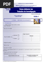 Guião 1 - Como elaborar um trabalho de investigação