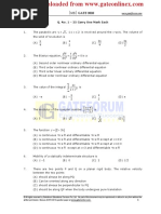 ME GATE 2010: Q. No. 1 - 25 Carry One Mark Each