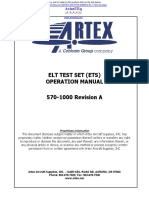 Elt Test Set (Ets) Operation Manual 570-1000 Revision A