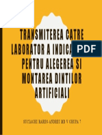 Transmiterea Catre Laborator