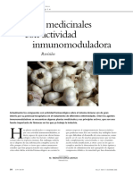 Plantas Medicinales Con Actividad Inmunomoduladora: Revisión