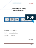 Glass - Fitting Calculation Sheet