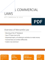 Commercial Law - Special Commercial Laws - Atty Darren M. De Jesus